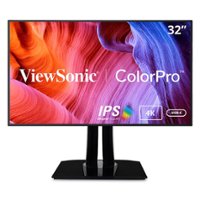 ViewSonic - ColorPro VP3268A-4K 31.5 IPS 4K UHD Monitor (DisplayPort USB, HDMI) - Black - Front_Zoom