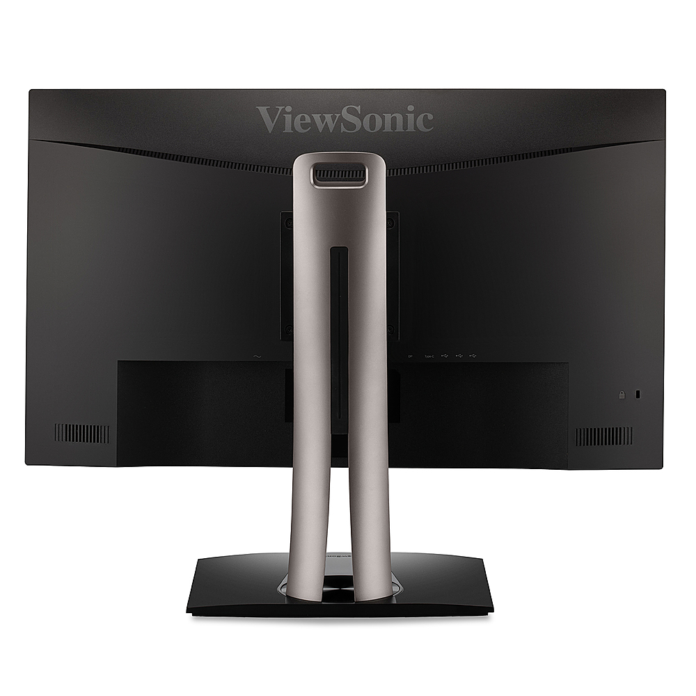 Back View: ViewSonic - ColorPro 27 LCD Monitor with HDR (DisplayPort USB, HDMI) - Black