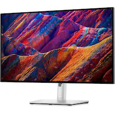 Front. Dell - UltraSharp 27" LCD 4K UHD Monitor (DisplayPort, USB, HDMI) - Black, Silver.