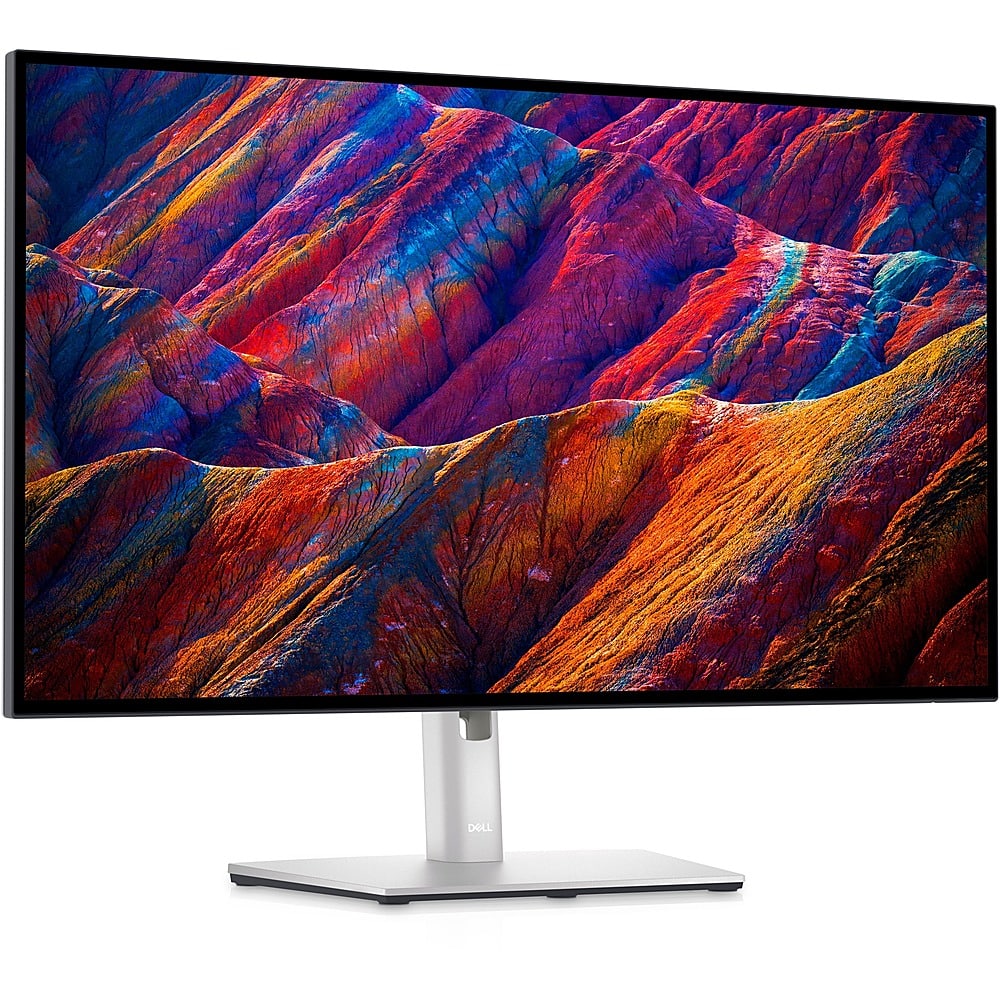 Alt View 13. Dell - UltraSharp 27" LCD 4K UHD Monitor (DisplayPort, USB, HDMI) - Black, Silver.