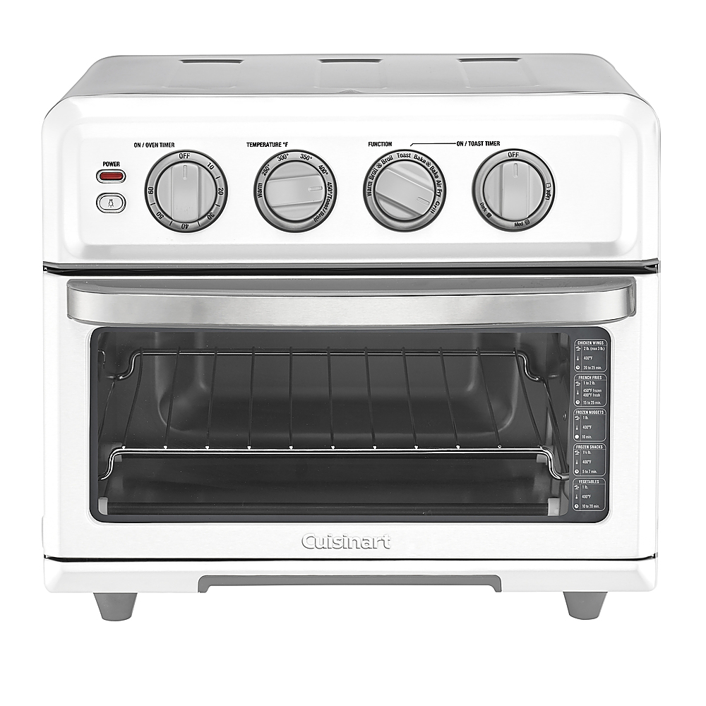 Cuisinart - AirFryer 0.6 Cu. Ft. Toaster Oven with Grill - White