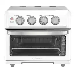 Cuisinart - Air Fryer 0.6 Cu. Ft. Toaster Oven with Grill - White
