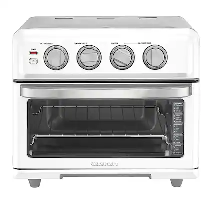 Alt View 11. Cuisinart - Air Fryer 0.6 Cu. Ft. Toaster Oven with Grill - White.