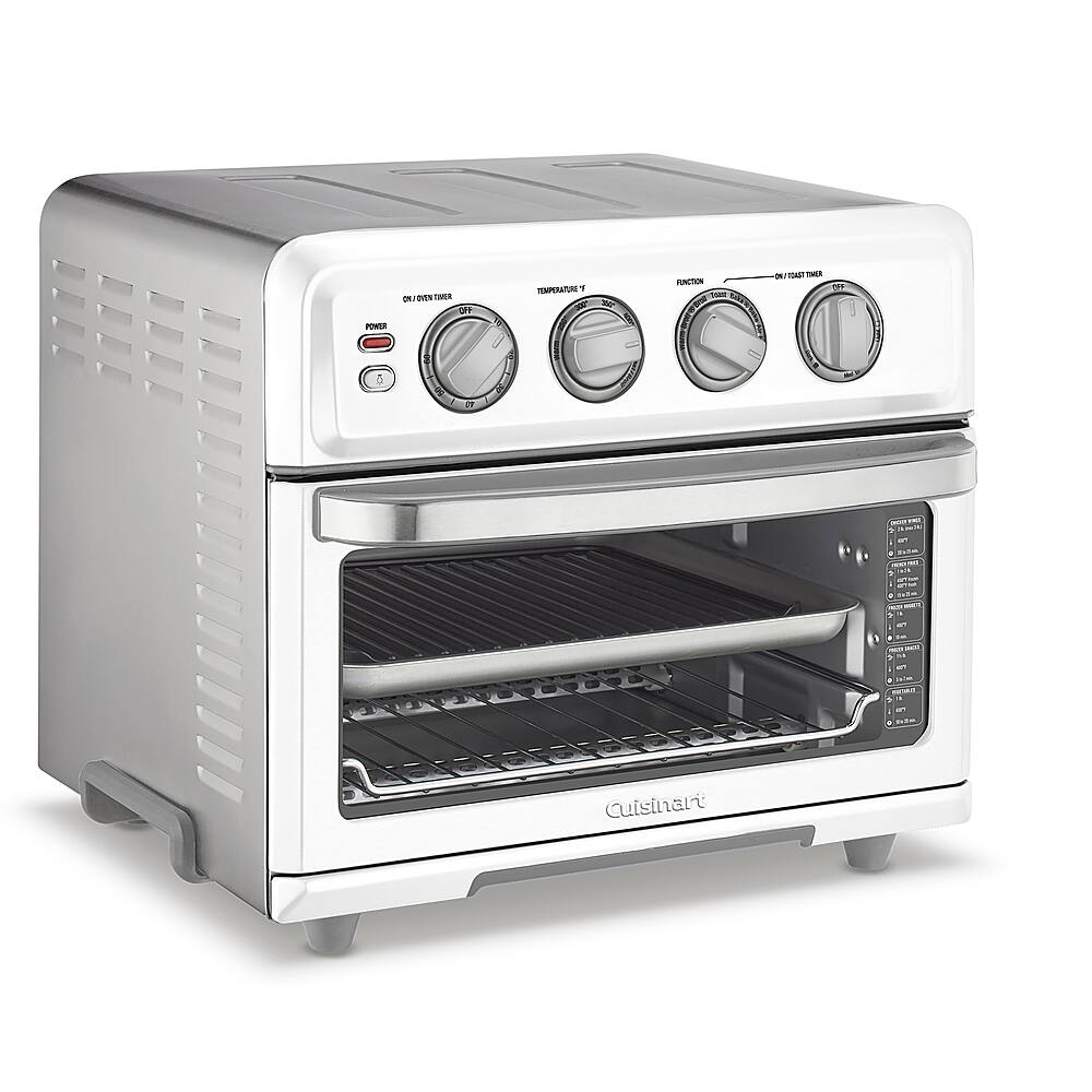 Alt View 12. Cuisinart - Air Fryer 0.6 Cu. Ft. Toaster Oven with Grill - White.