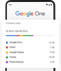 3 months of Google One 100 GB (new subscribers only) - Front_Standard