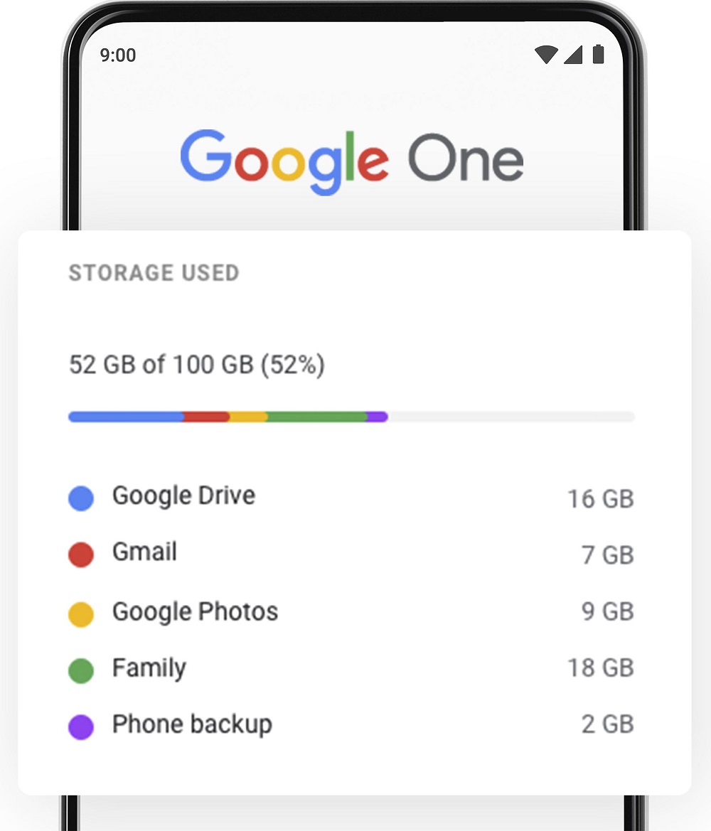 3 months of Google One 100 GB (new subscribers only)