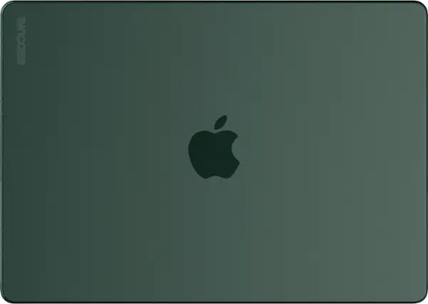 Front. Incase - Hardshell Case for the 2021 MacBook Pro 14" - Forest Green.
