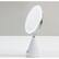 Alt View 13. Sharper Image - SpaStudio Vanity Sound, 9-Inch LED Mirror with Built-In Speaker - White.