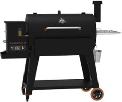 Pit Boss - Sportsman 1100 Sq. In. Pellet Grill with Wi-Fi & Bluetooth Connectivity - Black - Angle_Zoom