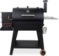 Angle. Pit Boss - Sportsman 820 Sq. In. Pellet Grill with Wi-Fi & Bluetooth Connectivity - Black.