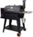 Left. Pit Boss - Sportsman 820 Sq. In. Pellet Grill with Wi-Fi & Bluetooth Connectivity - Black.