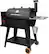 Left. Pit Boss - Sportsman 820 Sq. In. Pellet Grill with Wi-Fi & Bluetooth Connectivity - Black.