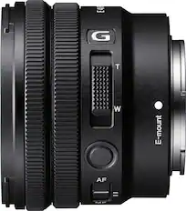Front. Sony - E PZ 10-20mm F4 G APS-C constant aperture power zoom lens G lens - Black.