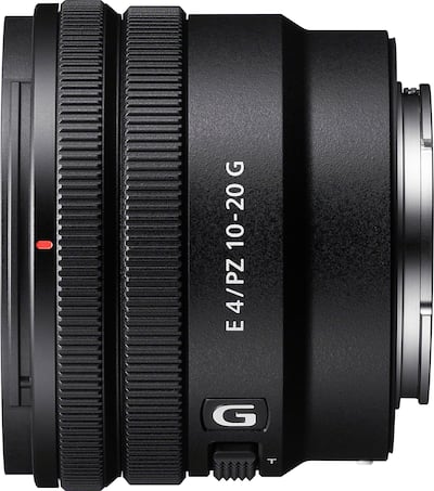 Sony E PZ 10 20mm F4 G APS C Constant Aperture Power Zoom G Lens Sony E PZ 10 20mm F4 G APS C Constant Aperture Power Zoom G Lens