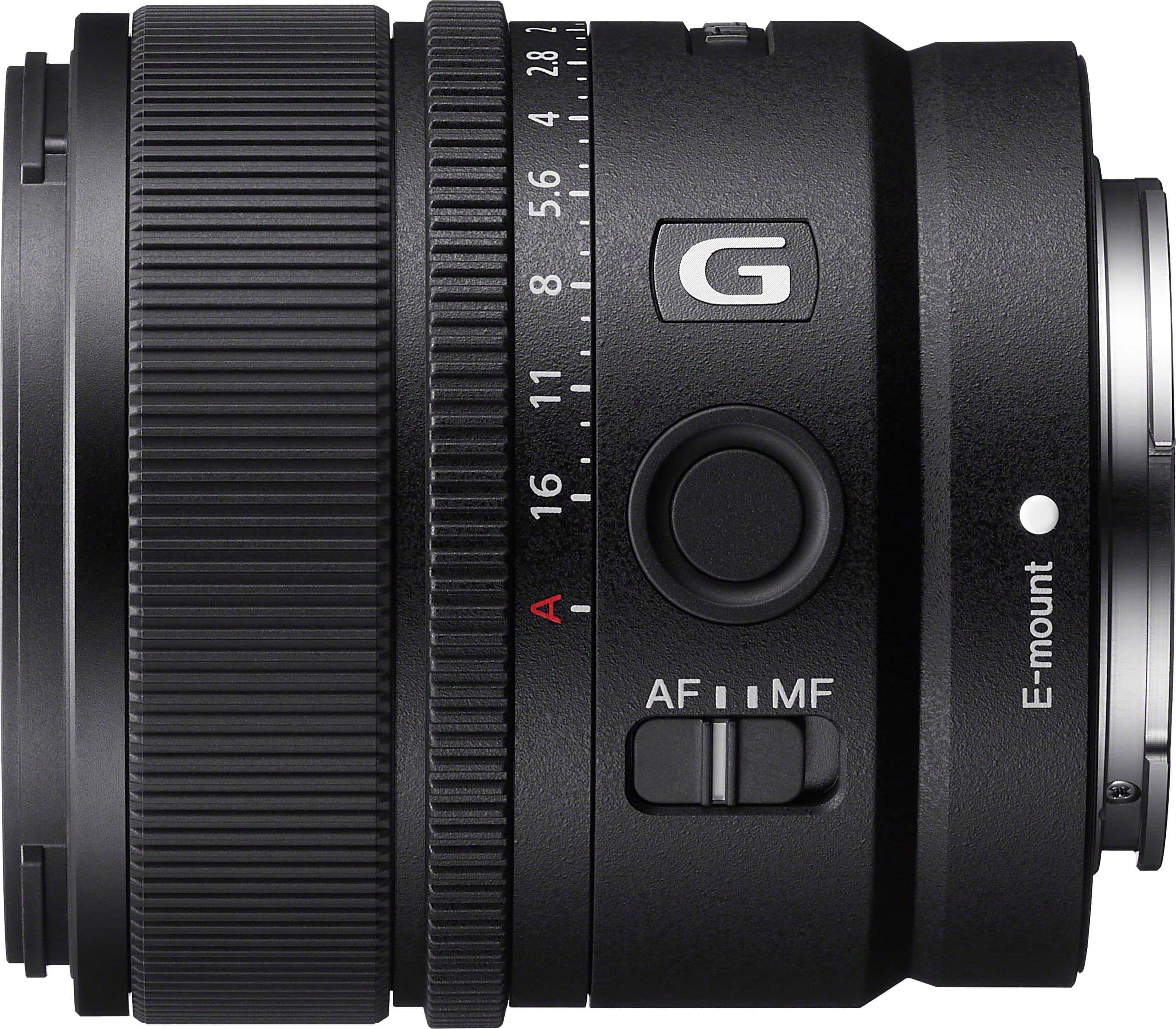 Sony - E 15mm F1.4 G APS-C Large-Aperture Wide-Angle G Lens - Black - Front_Zoom