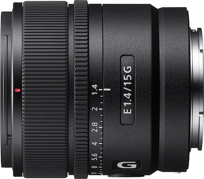 Sony E 15mm F1.4 G APS C Large Aperture Wide Angle G Lens Black Sony E 15mm F1.4 G APS C Large Aperture Wide Angle G Lens Black