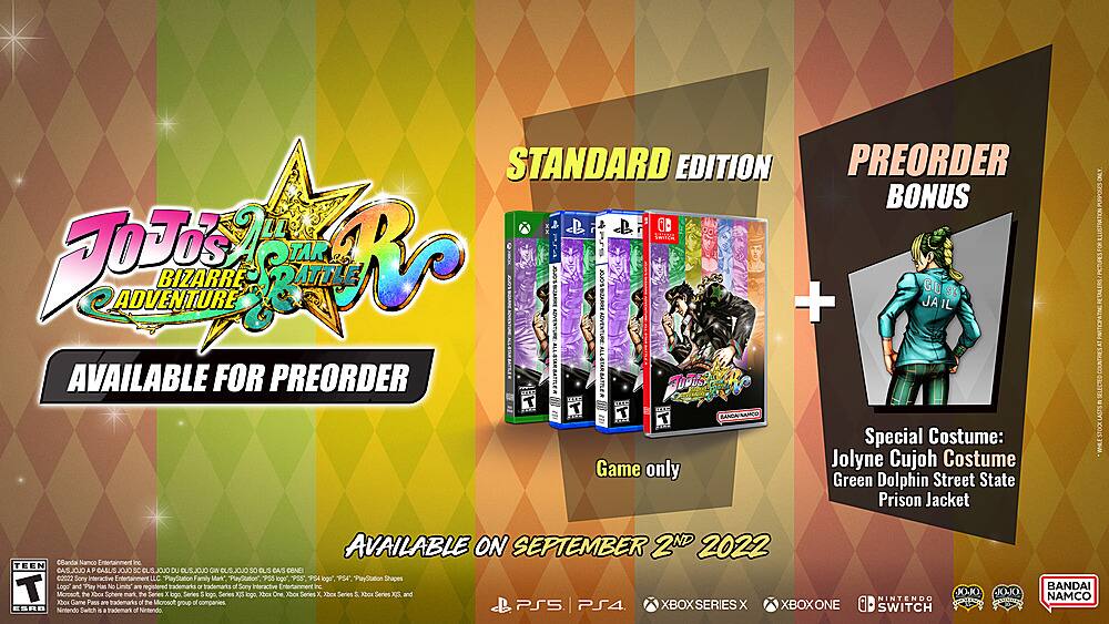 Angle. BANDAI NAMCO Entertainment - JoJo’s Bizarre Adventure All-Star Battle R.