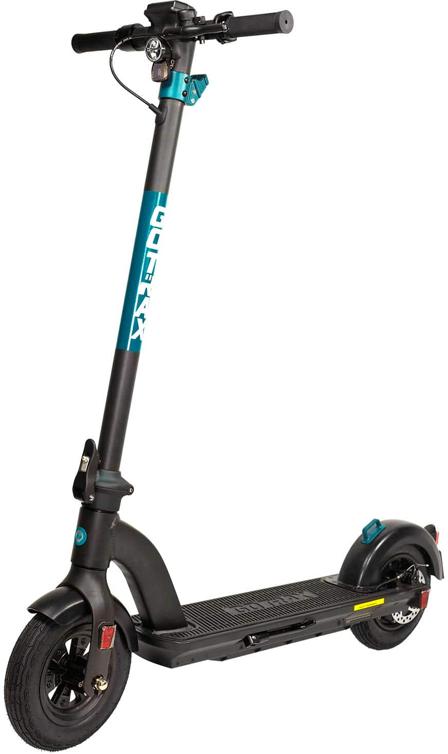 Front. GoTrax - G Max Ultra Commuting Electric Scooter w/ 45mi Max Operating Range & 20 Max Speed - Black.