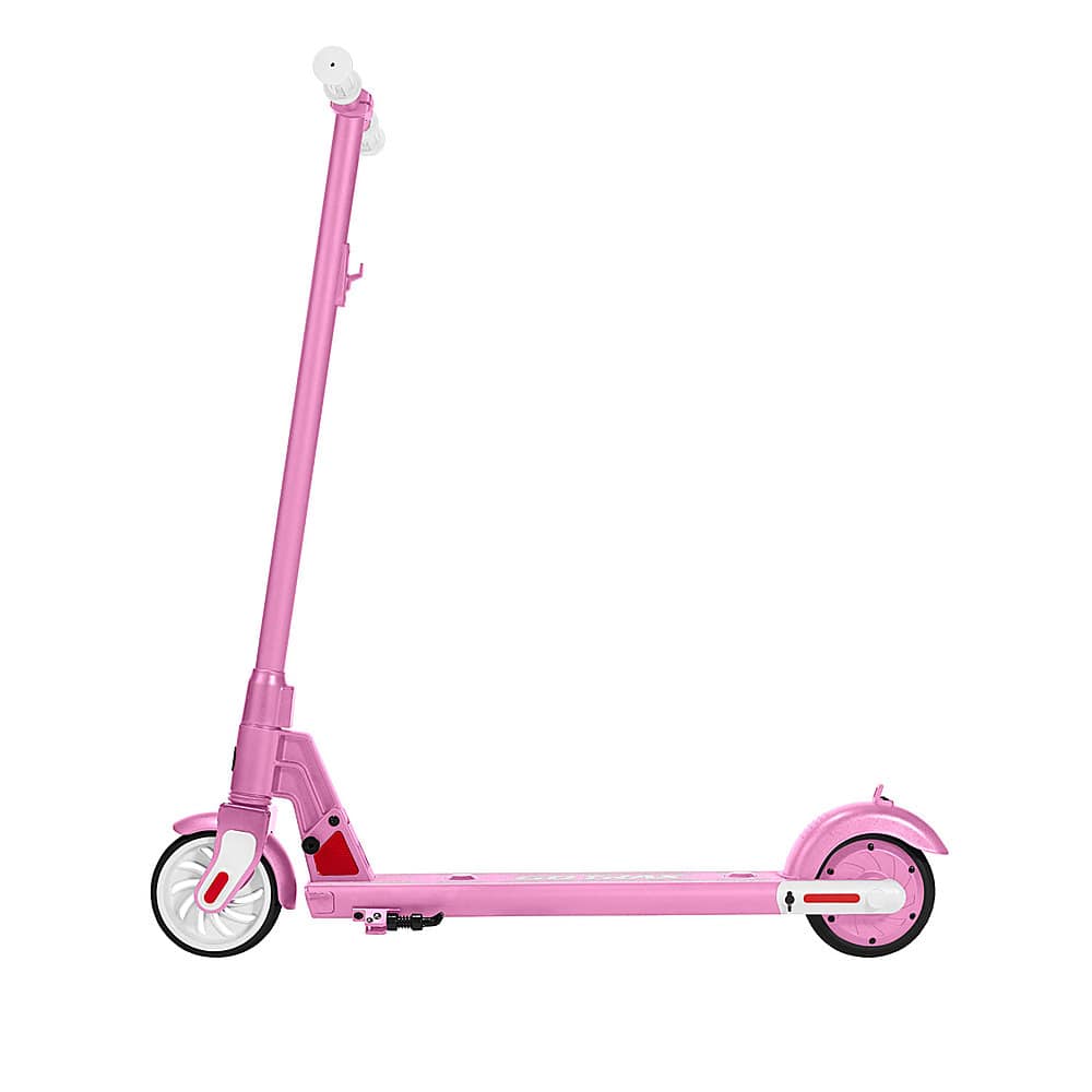 Angle View: GoTrax - GKS Pro Electric Scooter for Kids w/ 5mi Max Operating Range & 9 Max Speed - Pink