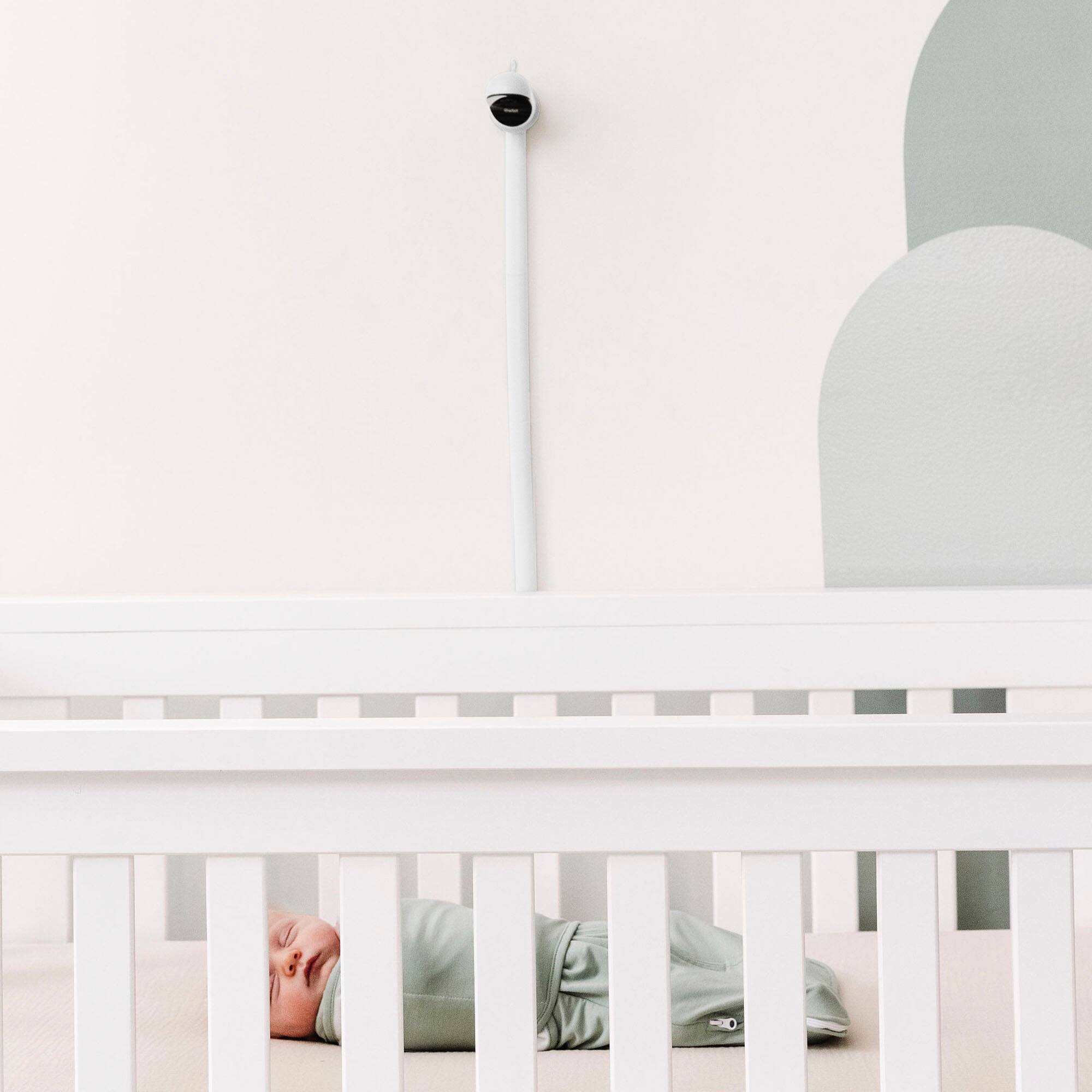 Alt View 16. Owlet - Cam 2, HD Video Baby Monitor - White.