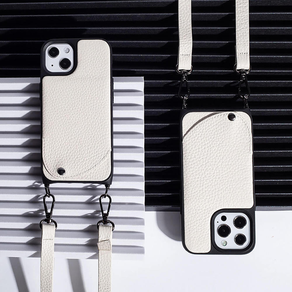Best Buy: Noémie Wallet & Crossbody Strap Case for iPhone 13 Pro Black/Gold  51643