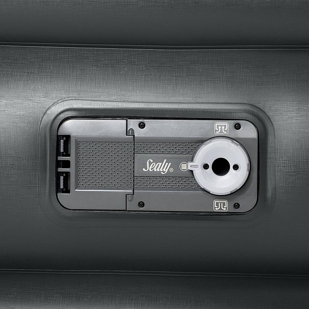 Alt View 11. Sealy - Inflatable Mattress Airbed w/ Built-In Air Pump - Black.