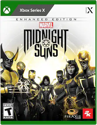 Xbox Series X Enhanced Edition Marvel's Midnight Suns Series X & Teen Rating ESRB 2K Firaxis Games - T (Teen 13+)