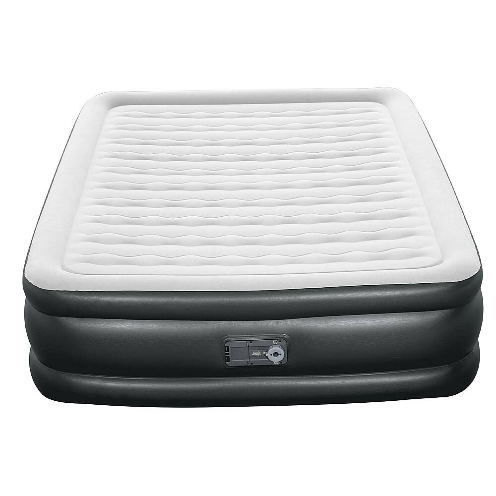 Angle. Sealy - Inflatable Mattress Airbed w/ Built-In Air Pump - Black.