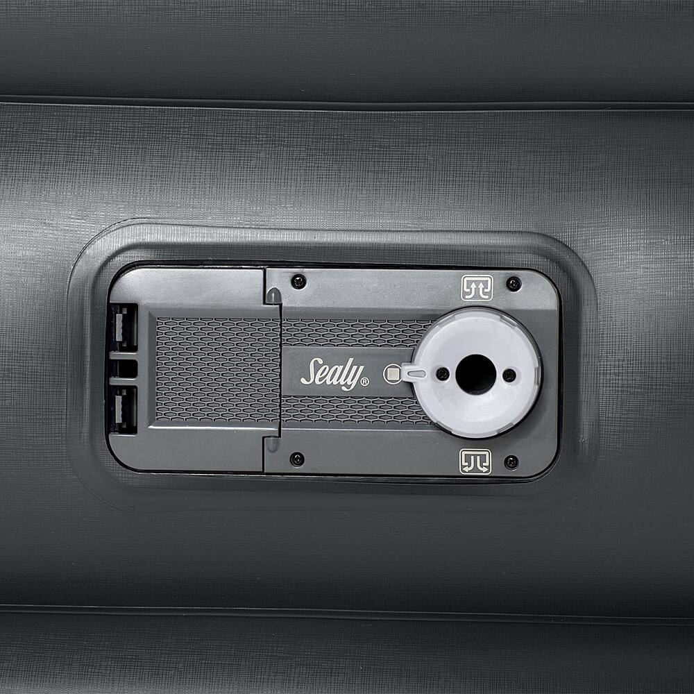 Alt View 11. Sealy - Inflatable Mattress Airbed w/ Built-In Air Pump - Black.