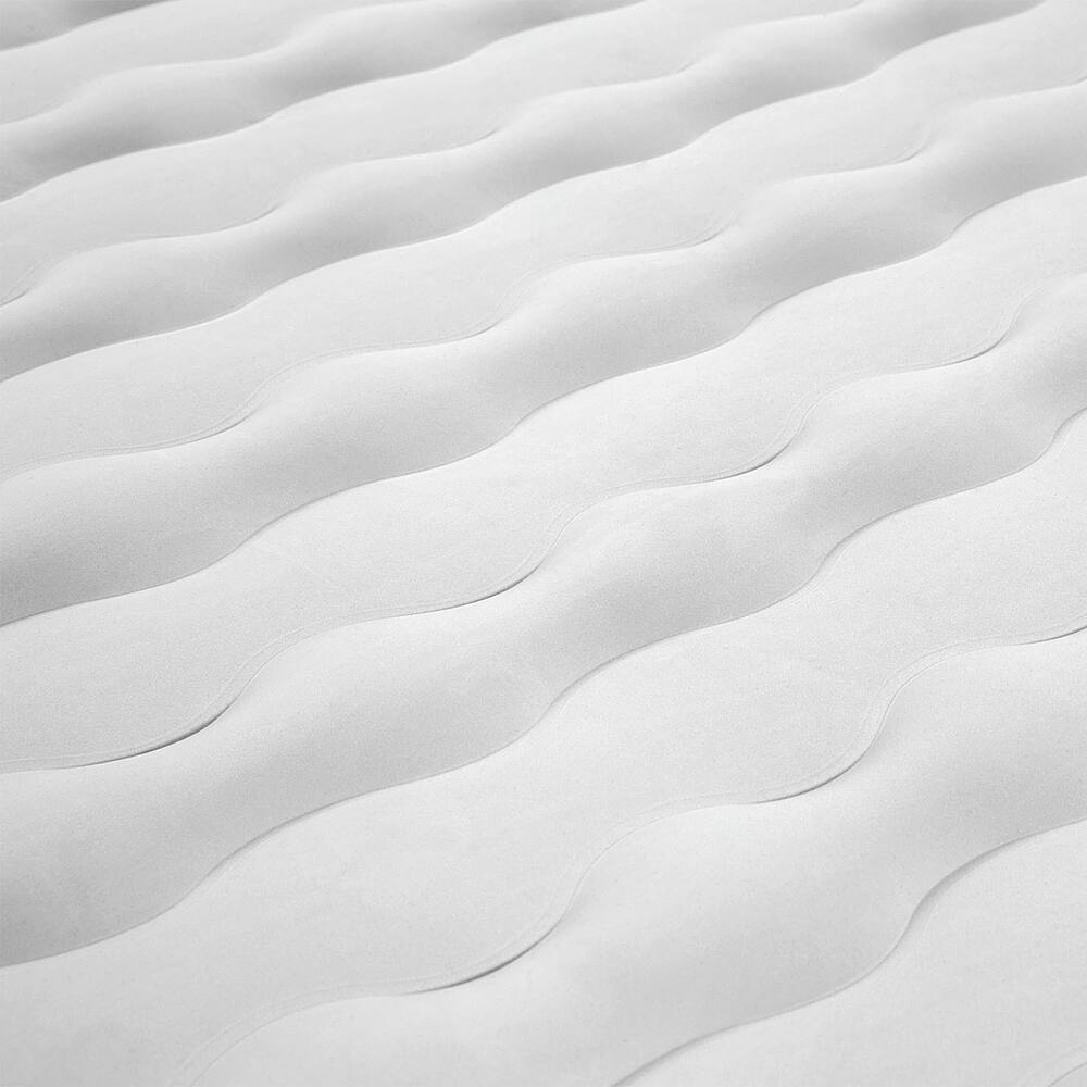 Left. Sealy - Inflatable Mattress Airbed w/ Built-In Air Pump - Black.