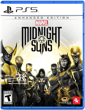 B PS5 1M ENHANCED EDITION MARVEL'S MIDNIGHT SUNS TEEN T ESRB 2K FIRAXIS GAMES - T (Teen 13+)