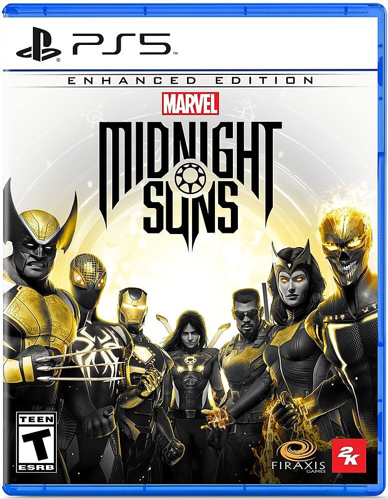 B PS5 1M ENHANCED EDITION MARVEL'S MIDNIGHT SUNS TEEN T ESRB 2K FIRAXIS GAMES