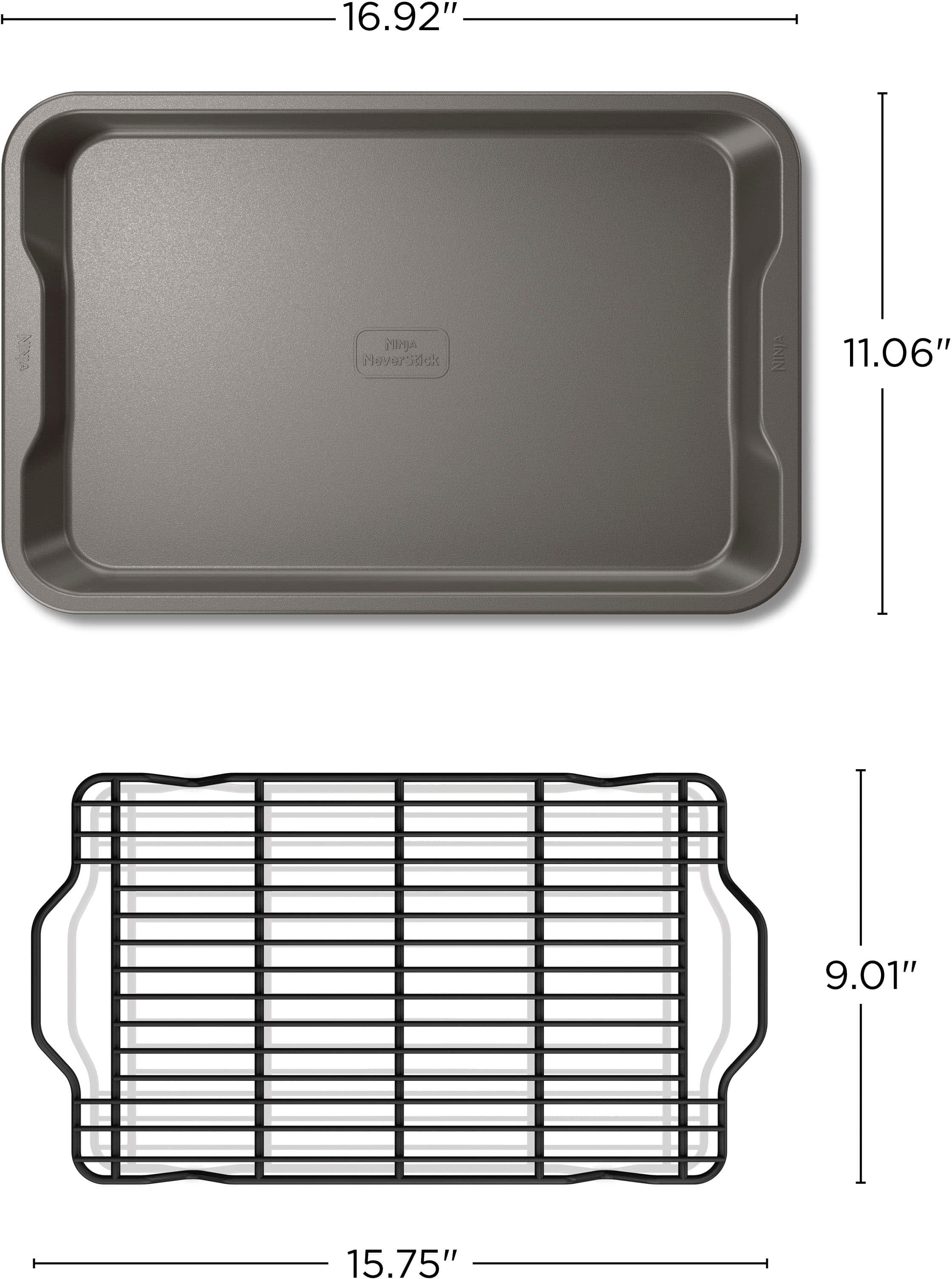 Best Buy Ninja Foodi NeverStick Premium 2Piece Baking Sheet & Rack