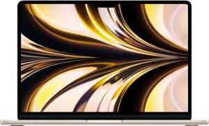 MacBook Air 13.6" Laptop - Apple M2 chip - 8GB Memory - 256GB SSD (Latest Model) - Starlight - Front_Zoom