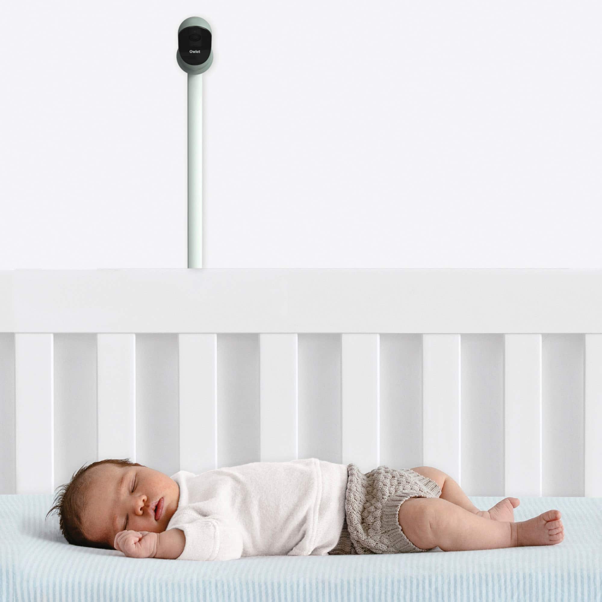 Alt View 11. Owlet - Cam 2, HD Video Baby Monitor - Sleepy Sage.