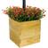 Alt View 11. Excello Global Products - 14"x14" Planter Box with Light Pole Holder - Brown.