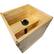 Alt View 12. Excello Global Products - 18"x18" Planter Box with Light Pole Holder - Brown.