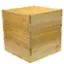 Alt View 14. Excello Global Products - 18"x18" Planter Box with Light Pole Holder - Brown.