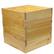 Alt View 14. Excello Global Products - 18"x18" Planter Box with Light Pole Holder - Brown.