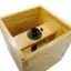 Alt View 15. Excello Global Products - 18"x18" Planter Box with Light Pole Holder - Brown.