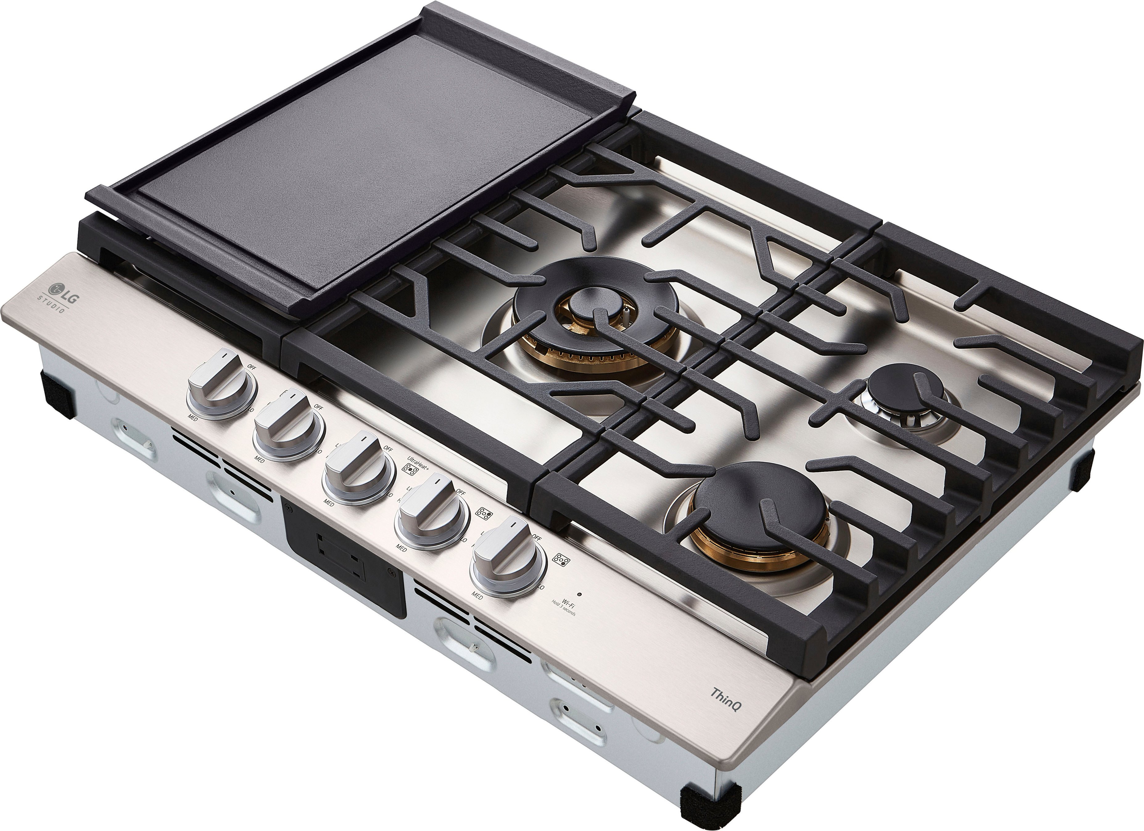 LG Studio 30 in. Electric Cooktop with 5 Smoothtop Burners - Stainless  Steel, P.C. Richard & Son