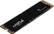 Front. Crucial - P3 500GB Internal SSD PCIe Gen 3 x4 NVMe - Black.