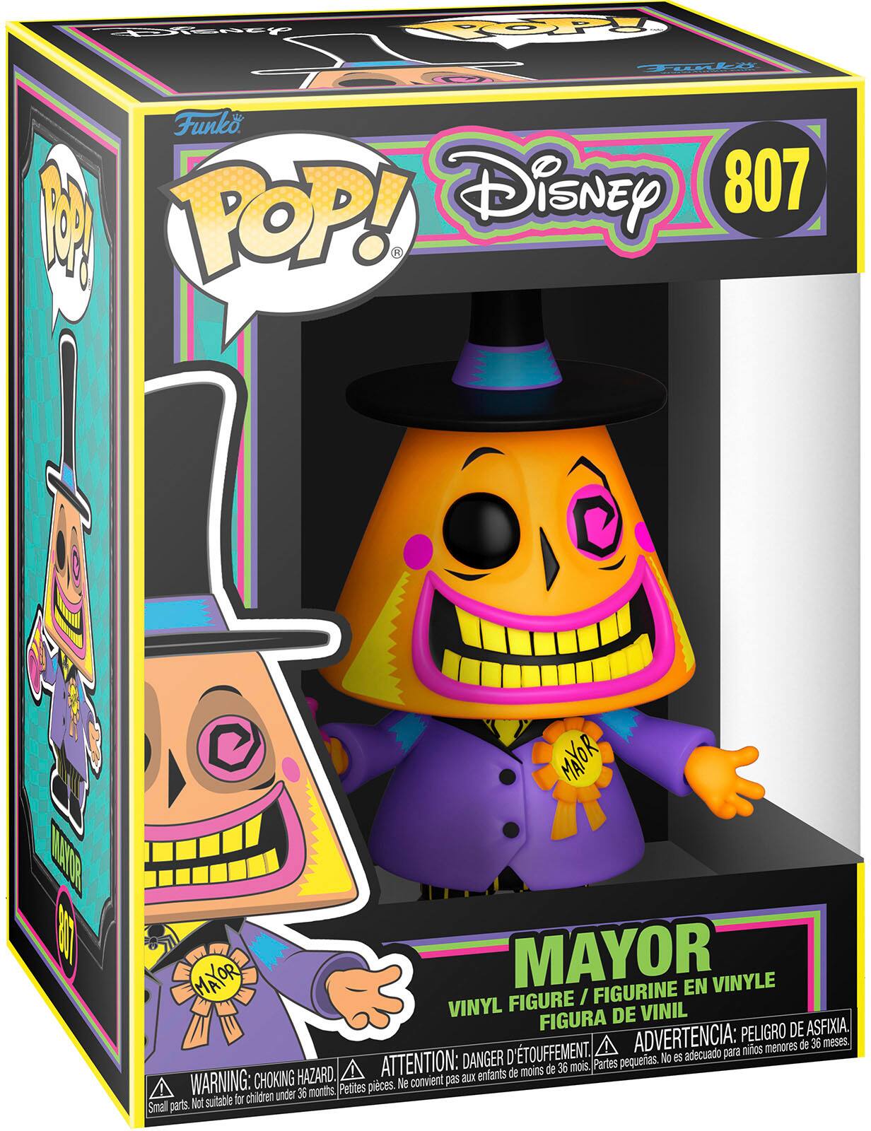 Angle. Funko - POP! Disney: The Nightmare Before Christmas (BLKLT) - Mayor - Multi.