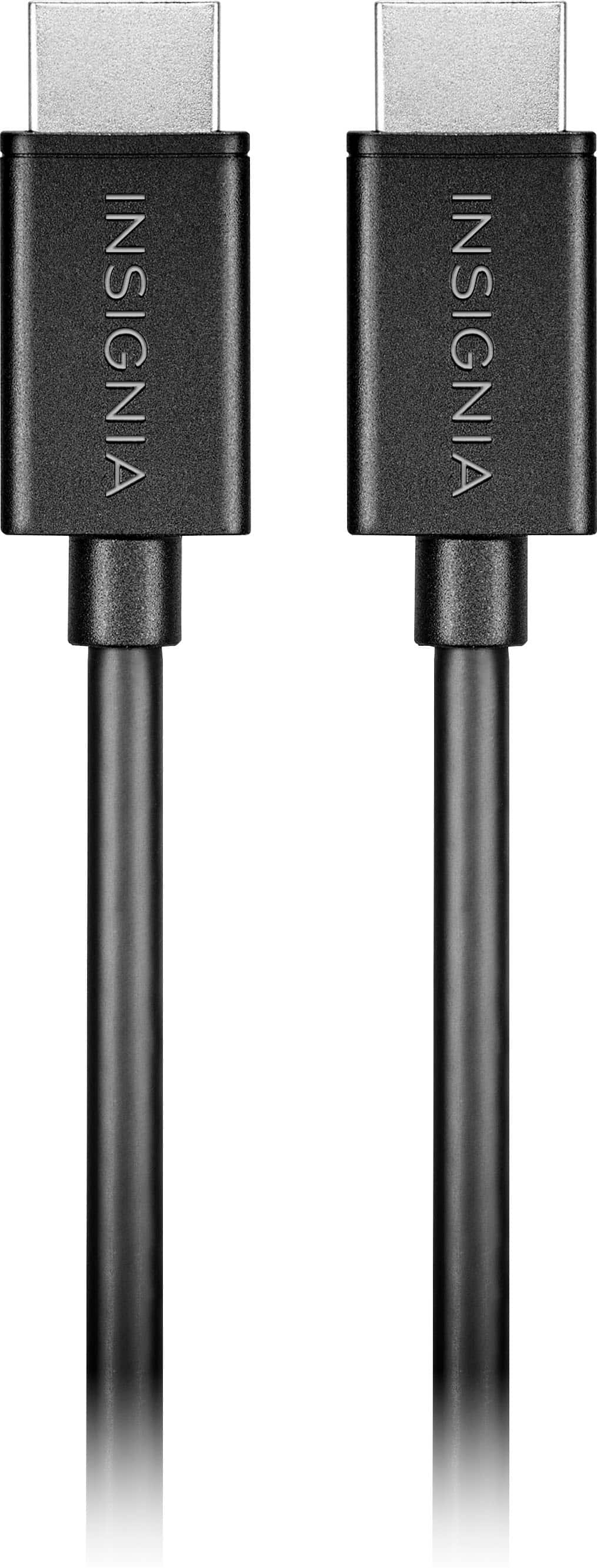 Front. Insignia™ - 4' 4K Ultra HD HDMI Cable - Black.