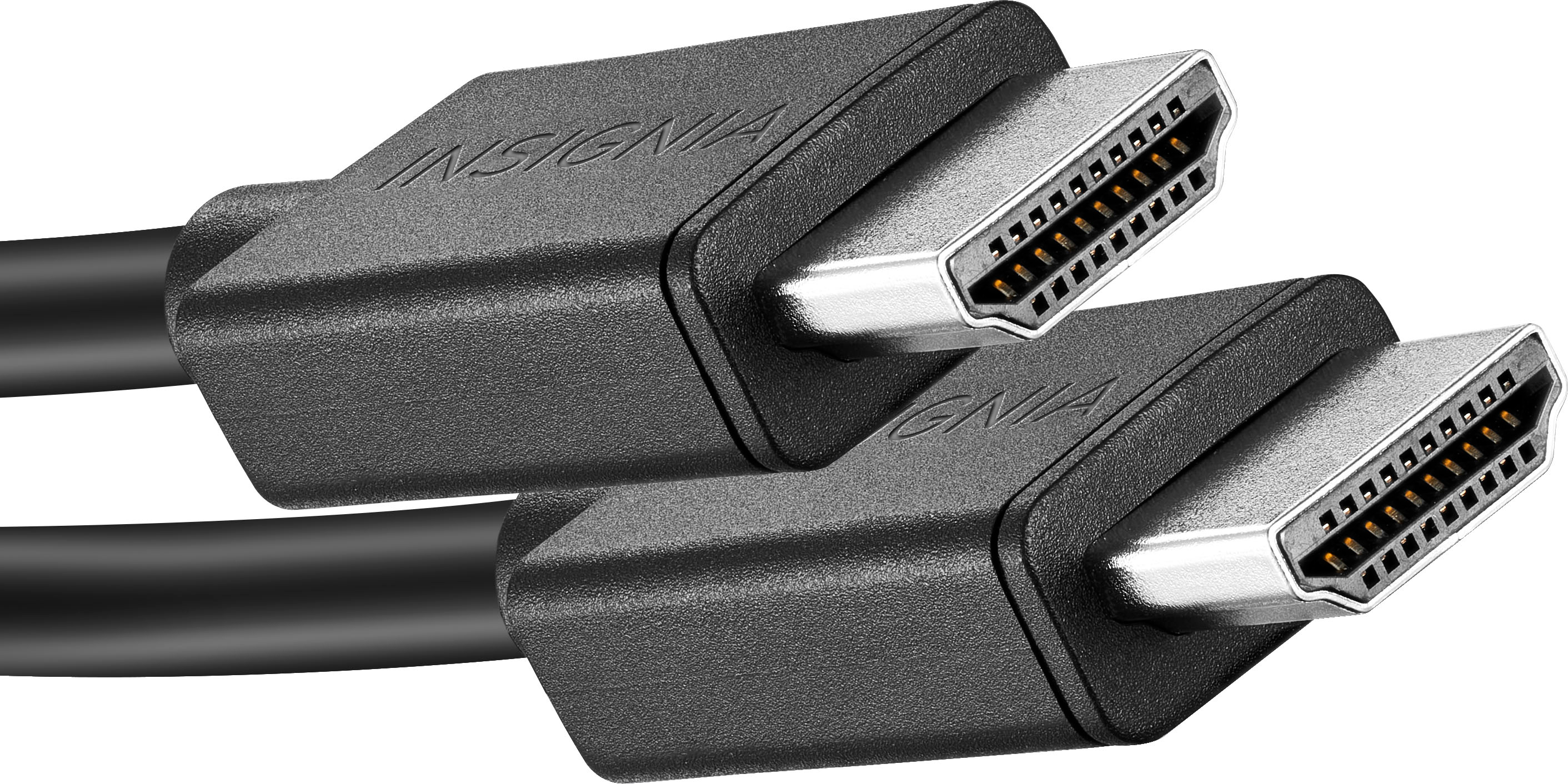 Insignia - 4' 4K Ultra HD HDMI Cable - Black