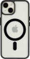 Front Zoom. Insignia™ - Hard-Shell Case with MagSafe for iPhone 14 Plus - Clear/Black.