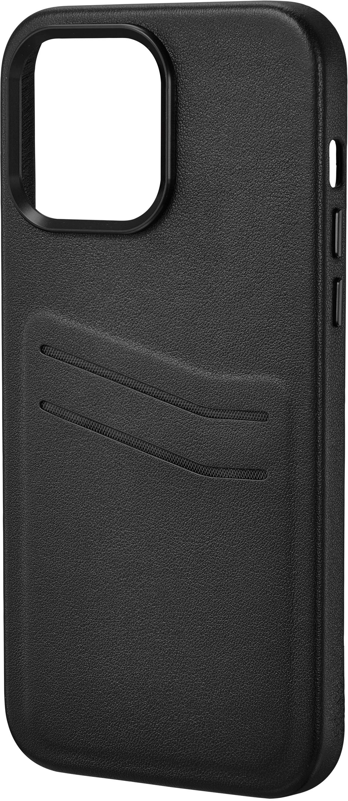 Black Emboss LV Wallet iPhone Case