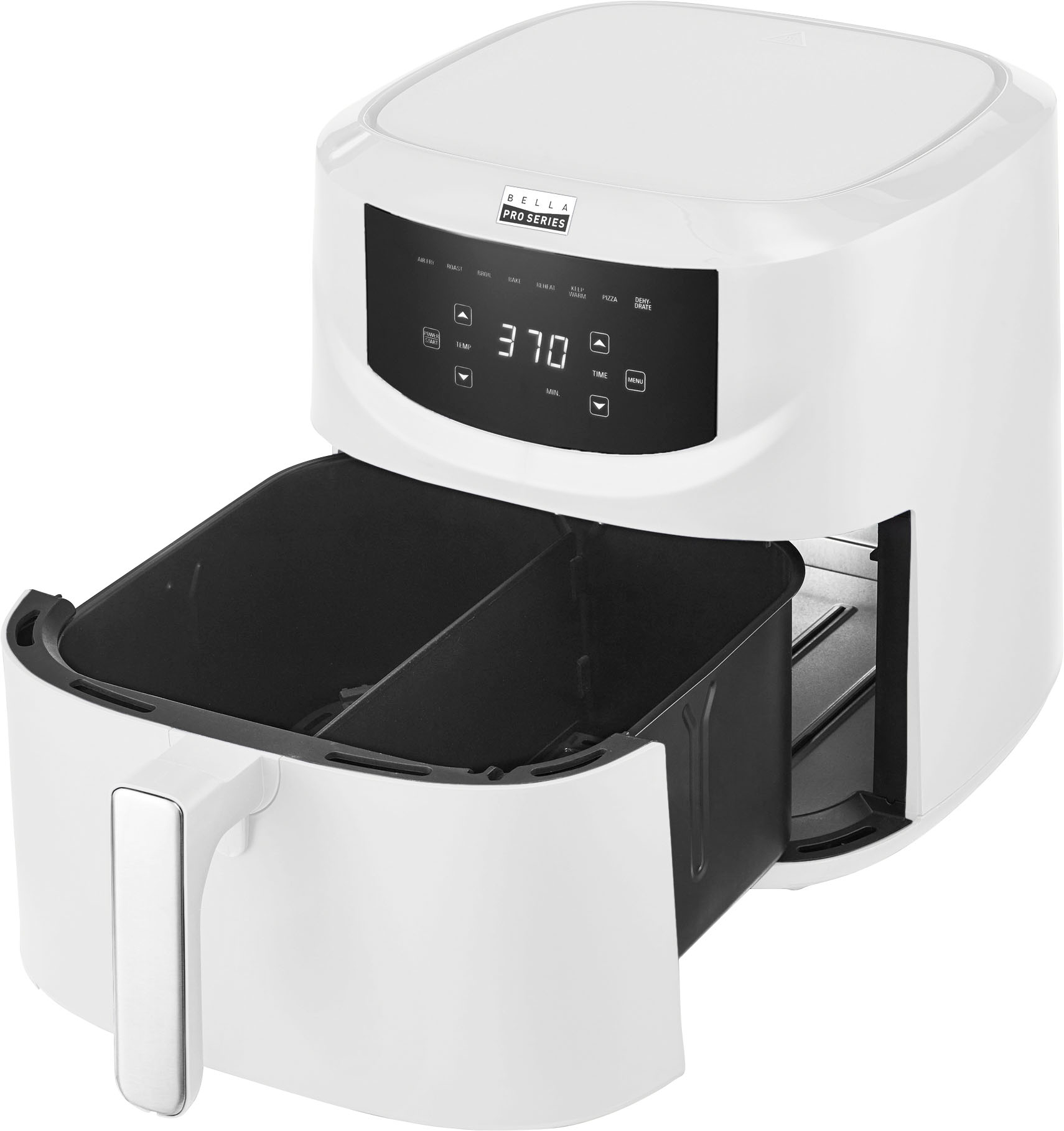 Bella Pro Series 9-qt. Digital Air Fryer with Dual Flex Basket Stainless  Steel 90136 - Best Buy