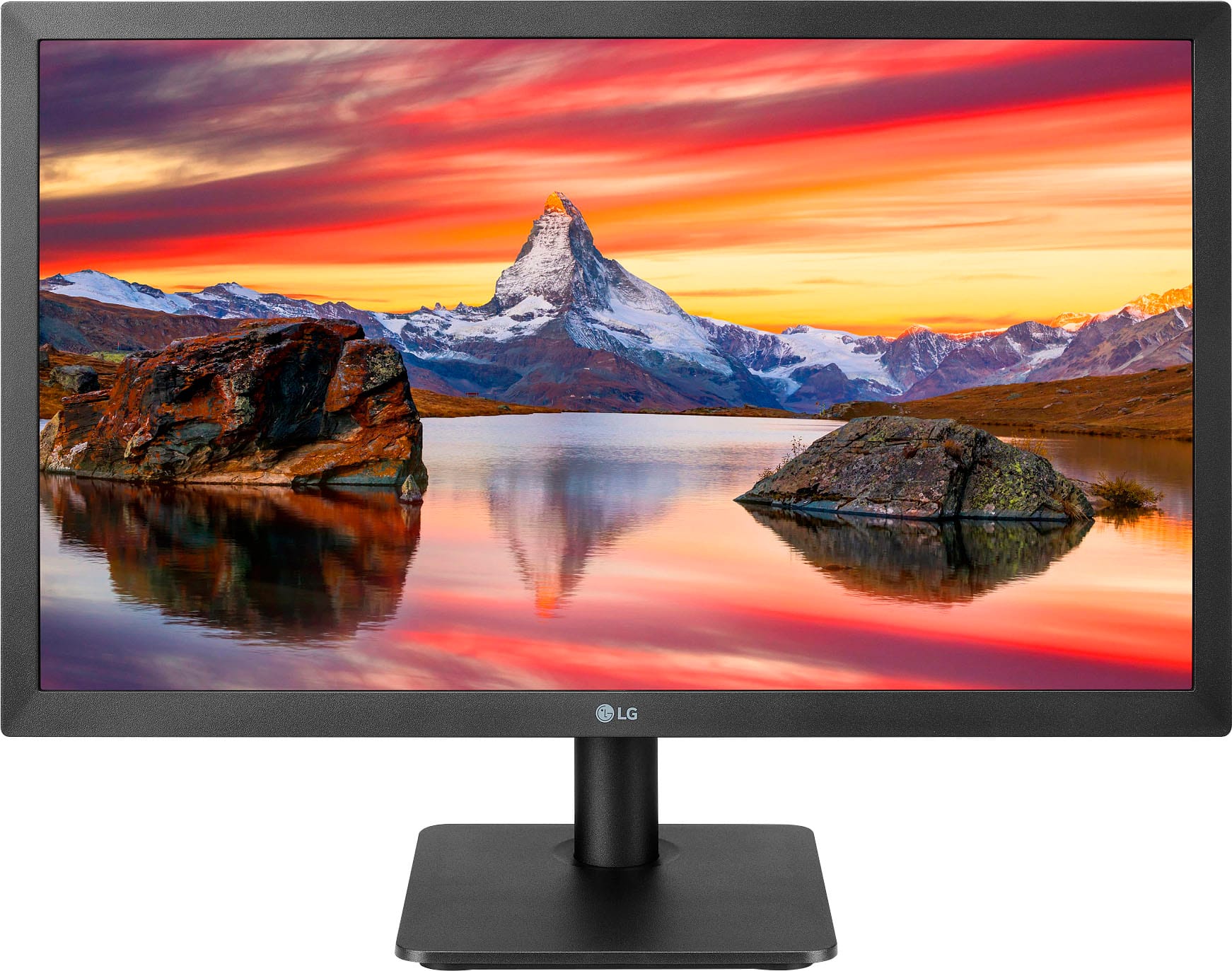 Front. LG - 22” LED FHD FreeSync Monitor (HDMI) - Black.