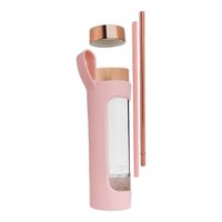 PMD Beauty - PMD Aqua Water Bottle Kit - Rose Quartz - Angle_Zoom